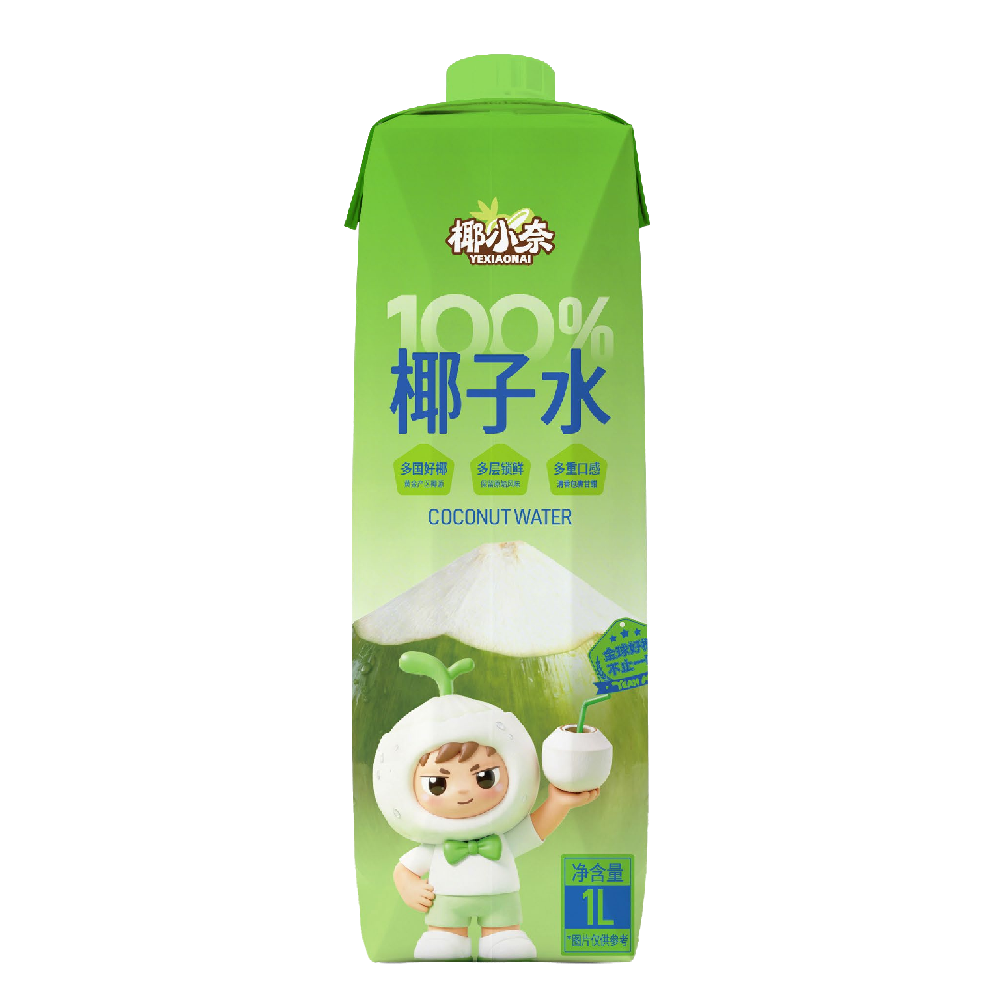100%椰子水1L好友共享装