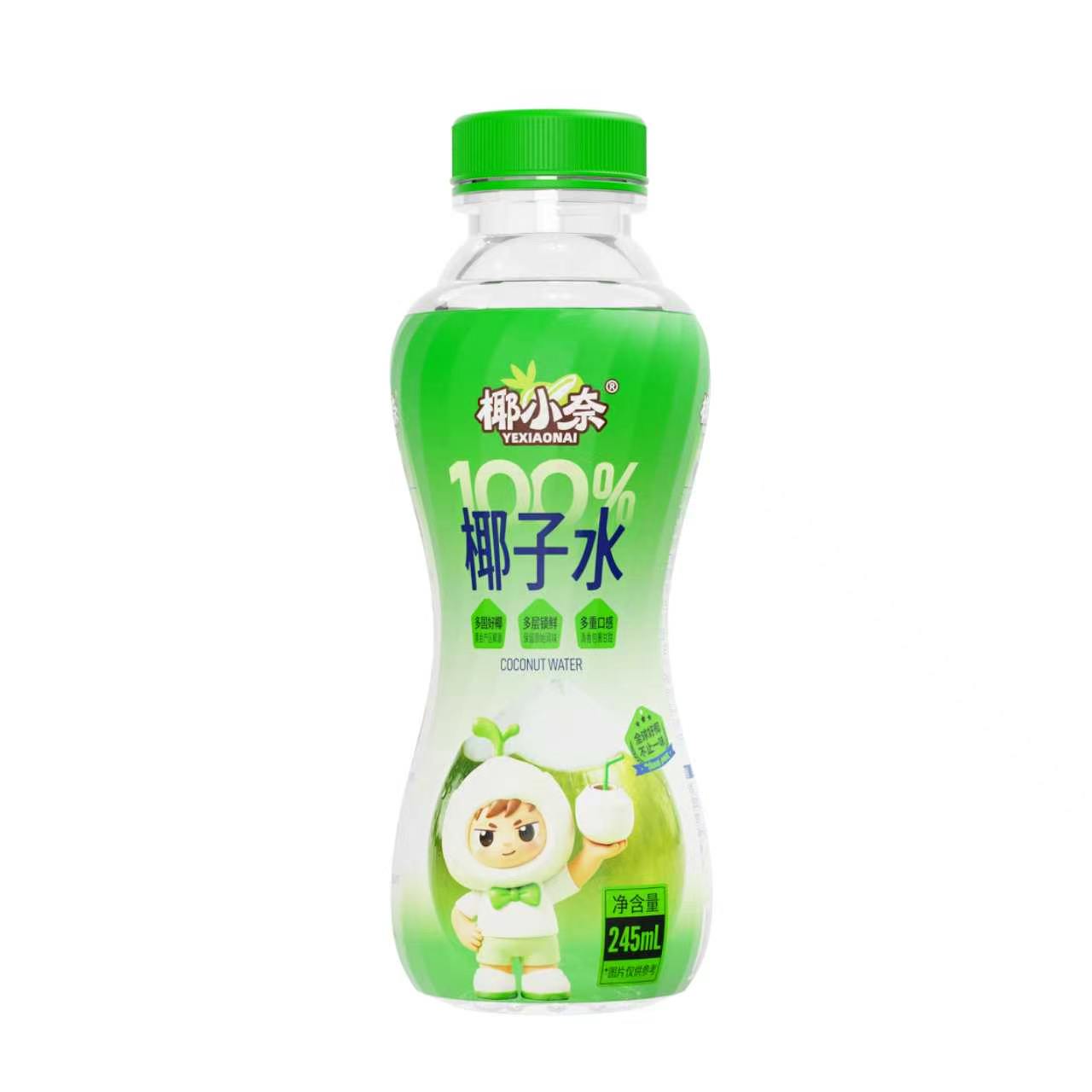 100%椰子水245mL便携补水装